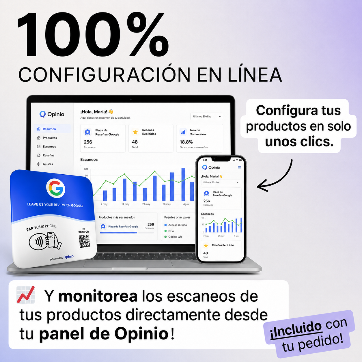 Opinio – Consigue Más Reseñas en Google
